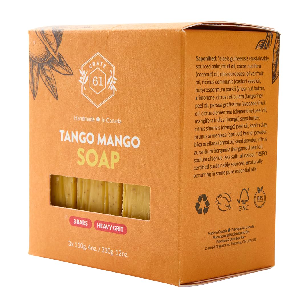 Handmade in Canada, Plant Based Cold Process Natural Bar Soap For Face And Body, With Premium Essential Oils, For Men And Women 3 Pack (Alpine & Spice)