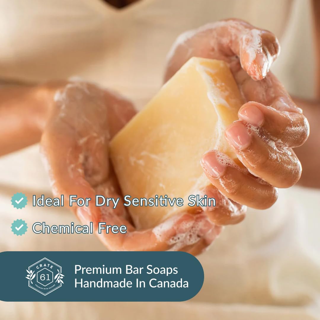 Handmade in Canada, Plant Based Cold Process Natural Bar Soap For Face And Body, With Premium Essential Oils, For Men And Women 3 Pack (Alpine & Spice)