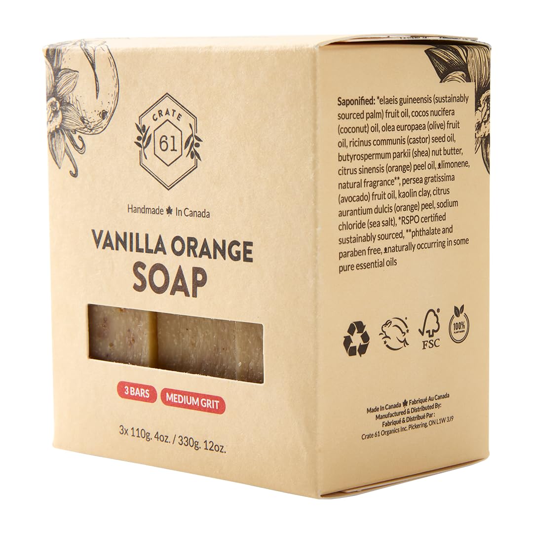 Handmade in Canada, Plant Based Cold Process Natural Bar Soap For Face And Body, With Premium Essential Oils, For Men And Women 3 Pack (Alpine & Spice)