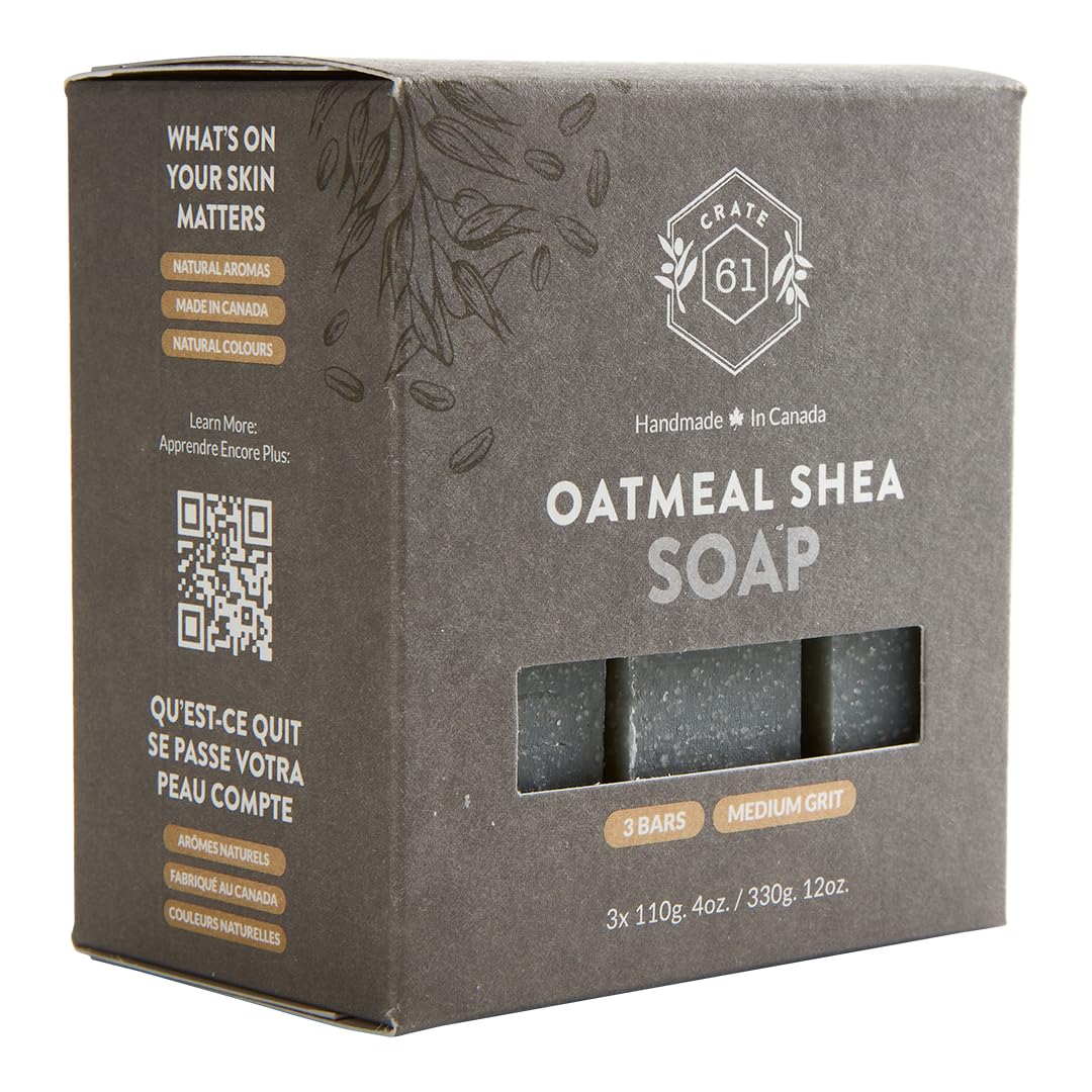 Handmade in Canada, Plant Based Cold Process Natural Bar Soap For Face And Body, With Premium Essential Oils, For Men And Women 3 Pack (Alpine & Spice)