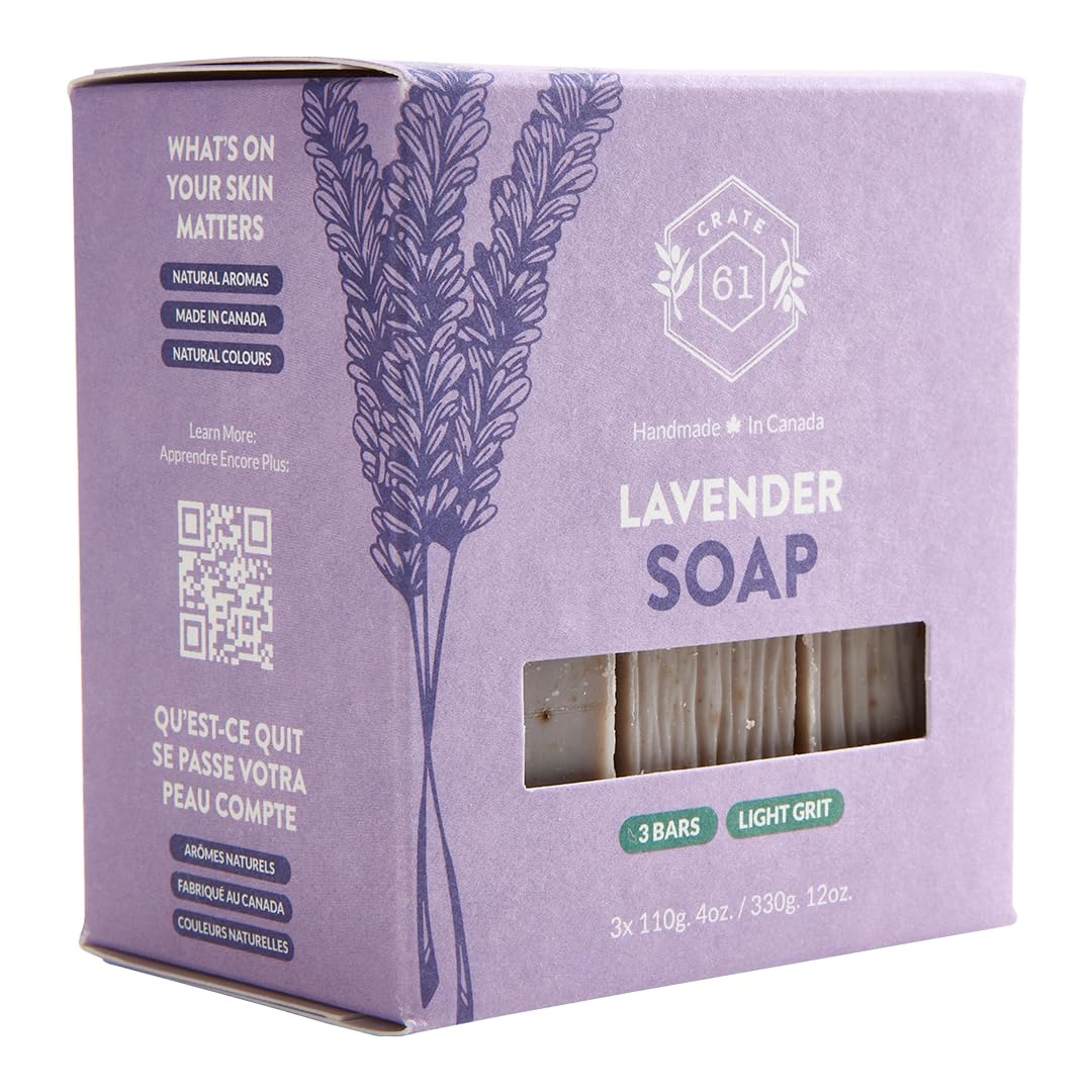 Handmade in Canada, Plant Based Cold Process Natural Bar Soap For Face And Body, With Premium Essential Oils, For Men And Women 3 Pack (Alpine & Spice)
