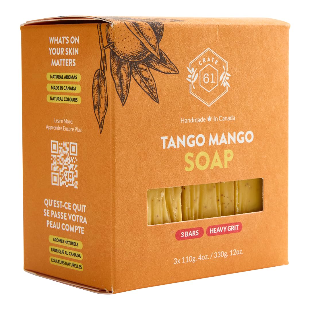 Handmade in Canada, Plant Based Cold Process Natural Bar Soap For Face And Body, With Premium Essential Oils, For Men And Women 3 Pack (Alpine & Spice)