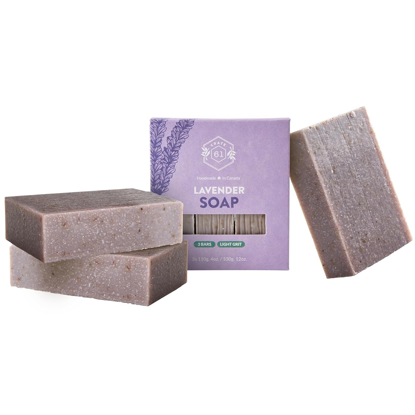 Handmade in Canada, Plant Based Cold Process Natural Bar Soap For Face And Body, With Premium Essential Oils, For Men And Women 3 Pack (Alpine & Spice)