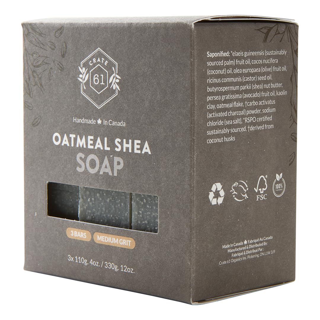 Handmade in Canada, Plant Based Cold Process Natural Bar Soap For Face And Body, With Premium Essential Oils, For Men And Women 3 Pack (Alpine & Spice)