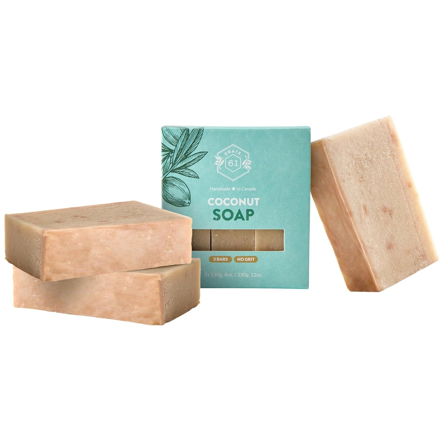 Handmade in Canada, Plant Based Cold Process Natural Bar Soap For Face And Body, With Premium Essential Oils, For Men And Women 3 Pack (Alpine & Spice)