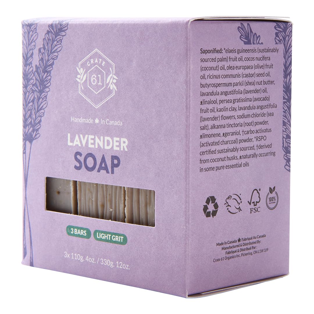 Handmade in Canada, Plant Based Cold Process Natural Bar Soap For Face And Body, With Premium Essential Oils, For Men And Women 3 Pack (Alpine & Spice)