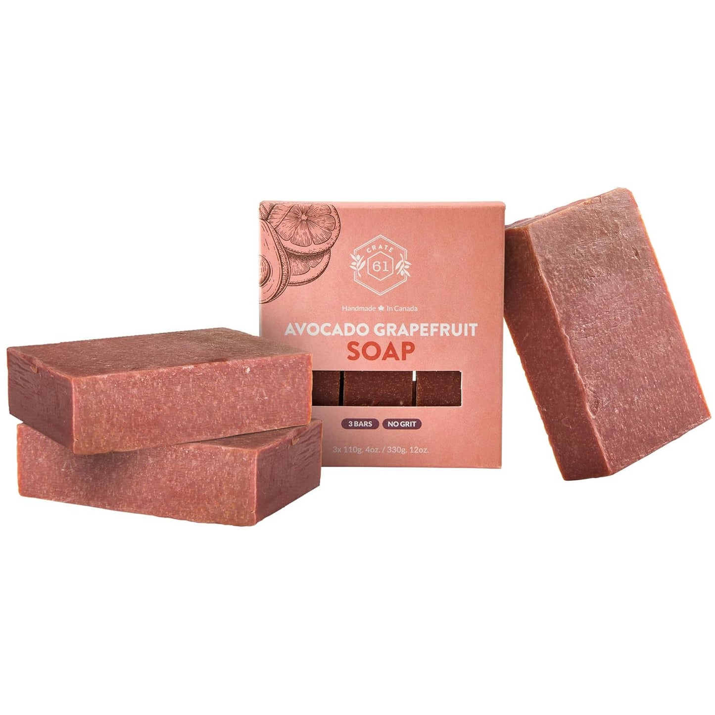 Handmade in Canada, Plant Based Cold Process Natural Bar Soap For Face And Body, With Premium Essential Oils, For Men And Women 3 Pack (Alpine & Spice)