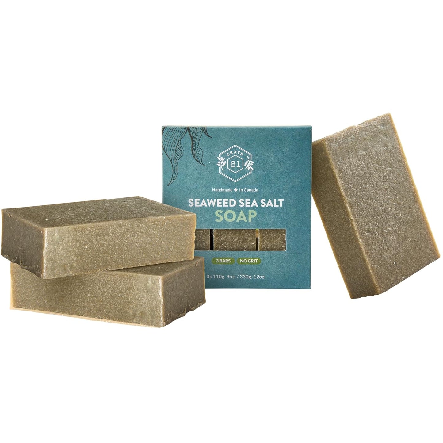Handmade in Canada, Plant Based Cold Process Natural Bar Soap For Face And Body, With Premium Essential Oils, For Men And Women 3 Pack (Alpine & Spice)