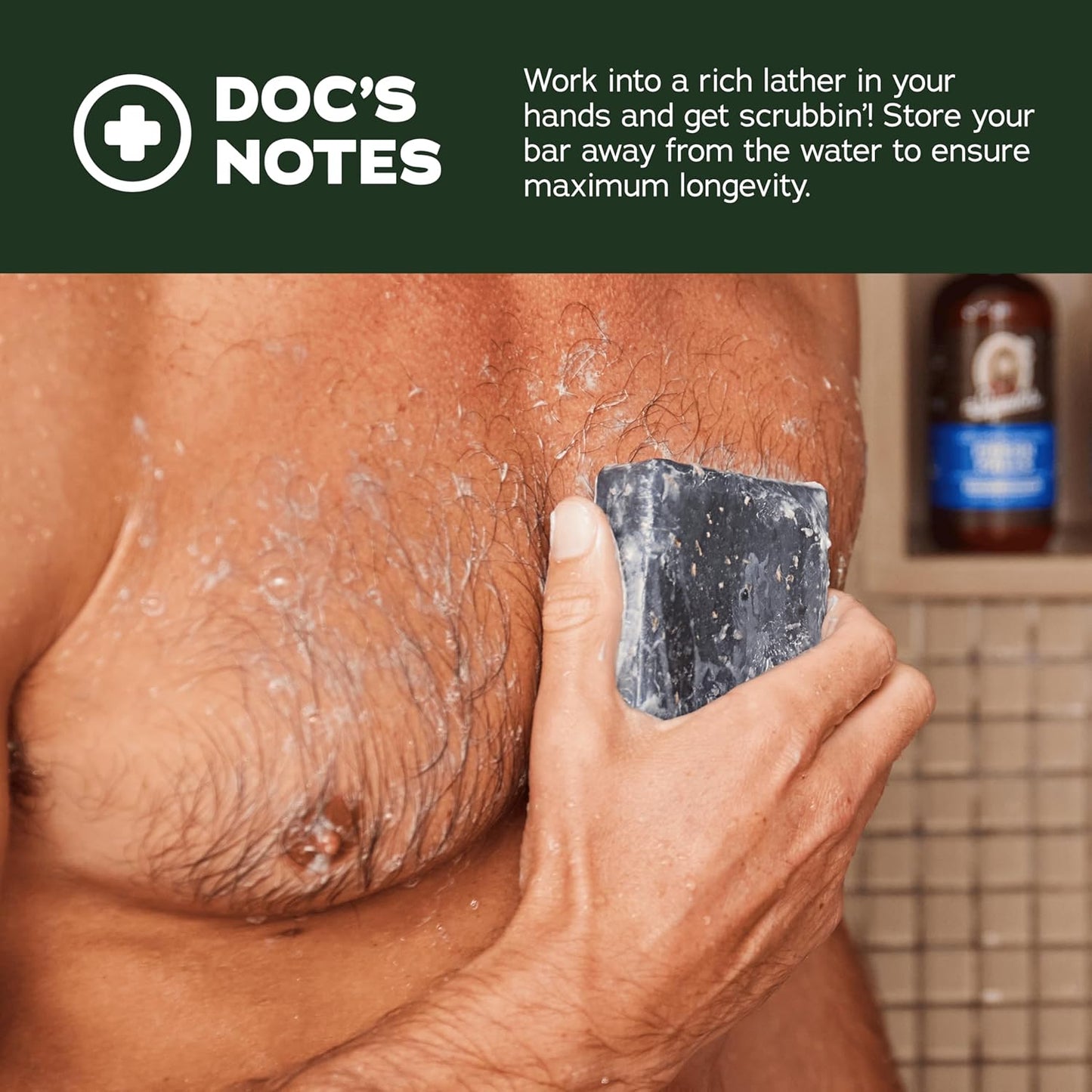 Dr. Squatch Natural Bar Soap for Men - Cold Process Soap with No Harsh Chemicals - Wood Barrel Bourbon, Fresh Falls & Birchwood Breeze (5 oz, 3-Pack)