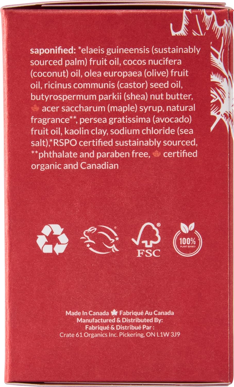 Handmade in Canada, Plant Based Cold Process Natural Bar Soap For Face And Body, With Premium Essential Oils, For Men And Women 3 Pack (Alpine & Spice)