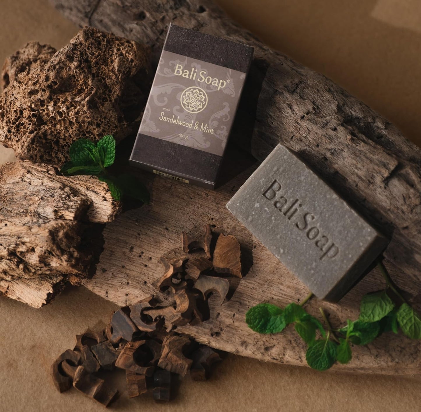 Bali Soap - Masculine Collection Natural Soap Bar Gift Set, 6 pc Variety Pack, Lemon-Pine, Ginger-Coffee, Sandalwood-Mint, Agarwood-Spice, Clove-Cinnamon, Eucalyptus-Lime 3.5 Oz each