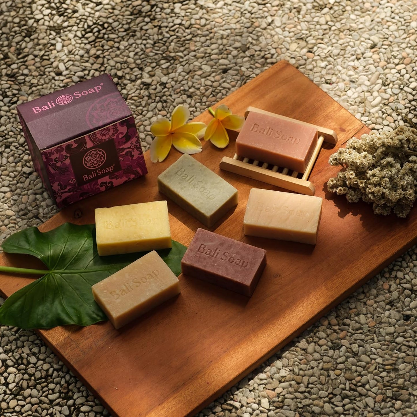 Bali Soap - Masculine Collection Natural Soap Bar Gift Set, 6 pc Variety Pack, Lemon-Pine, Ginger-Coffee, Sandalwood-Mint, Agarwood-Spice, Clove-Cinnamon, Eucalyptus-Lime 3.5 Oz each